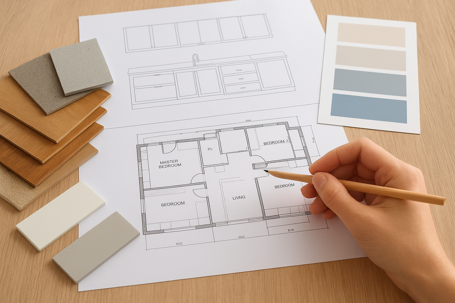 Finalise your design drawings and material selections