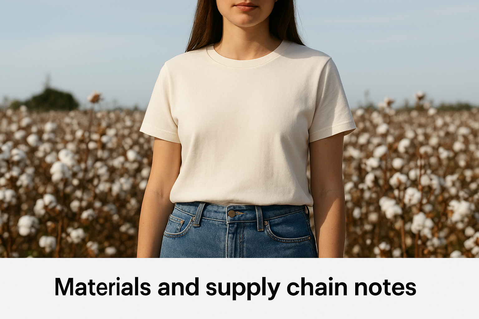 Materials and supply chain notes