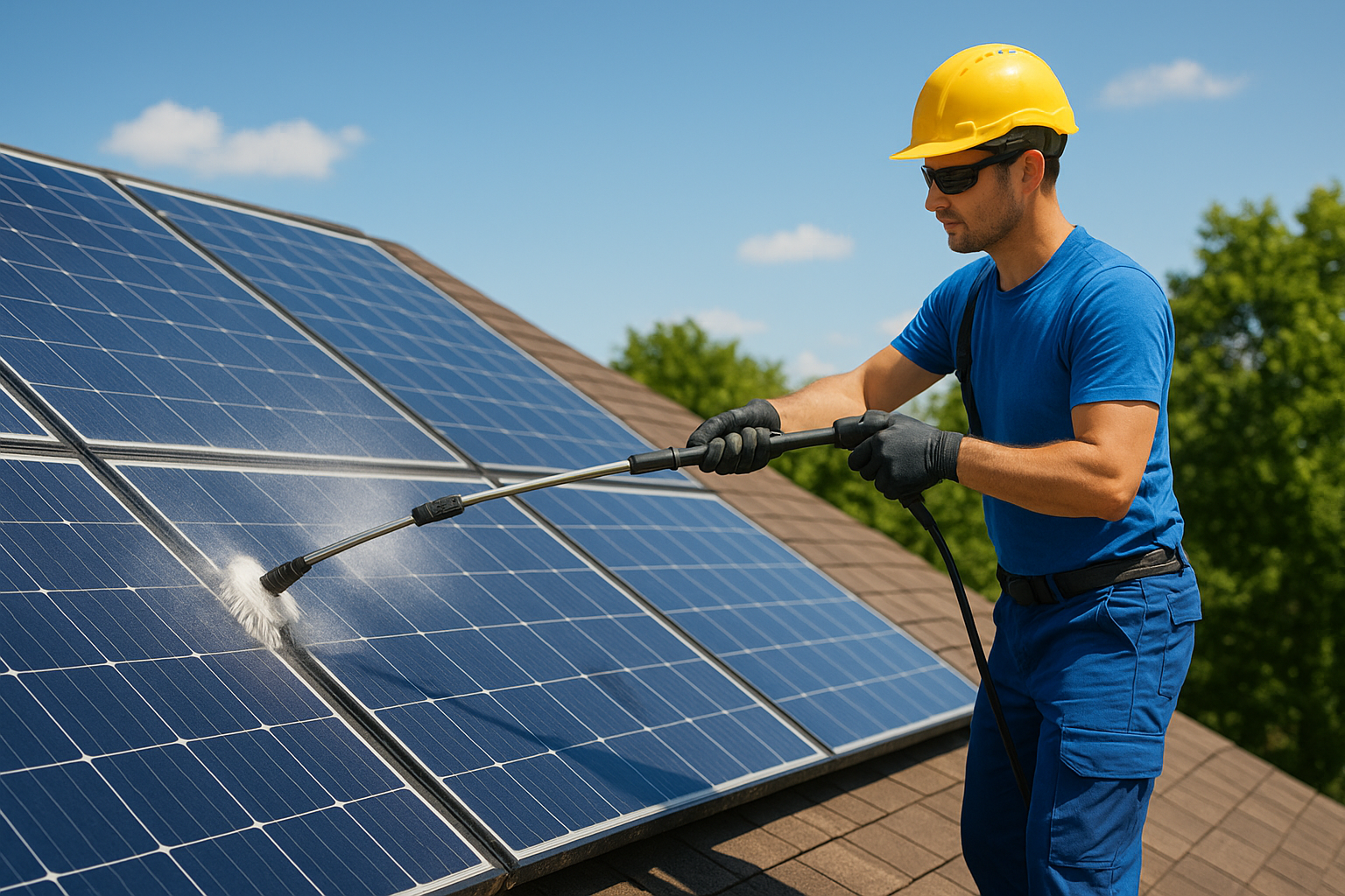 How these companies typically clean panels