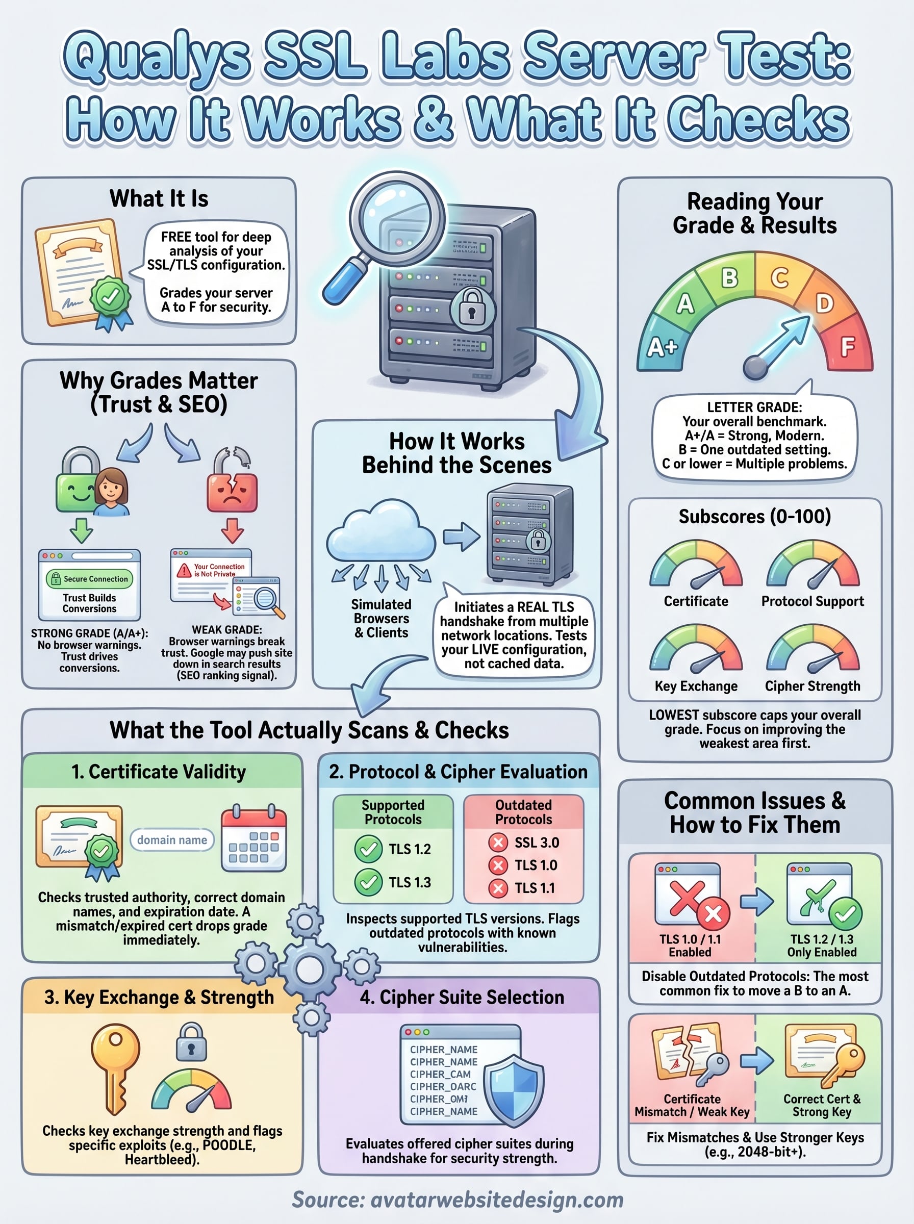 Server Test Pdf Qualys SSL Labs Server Test: How It Works & What It Checks - Avatar ...