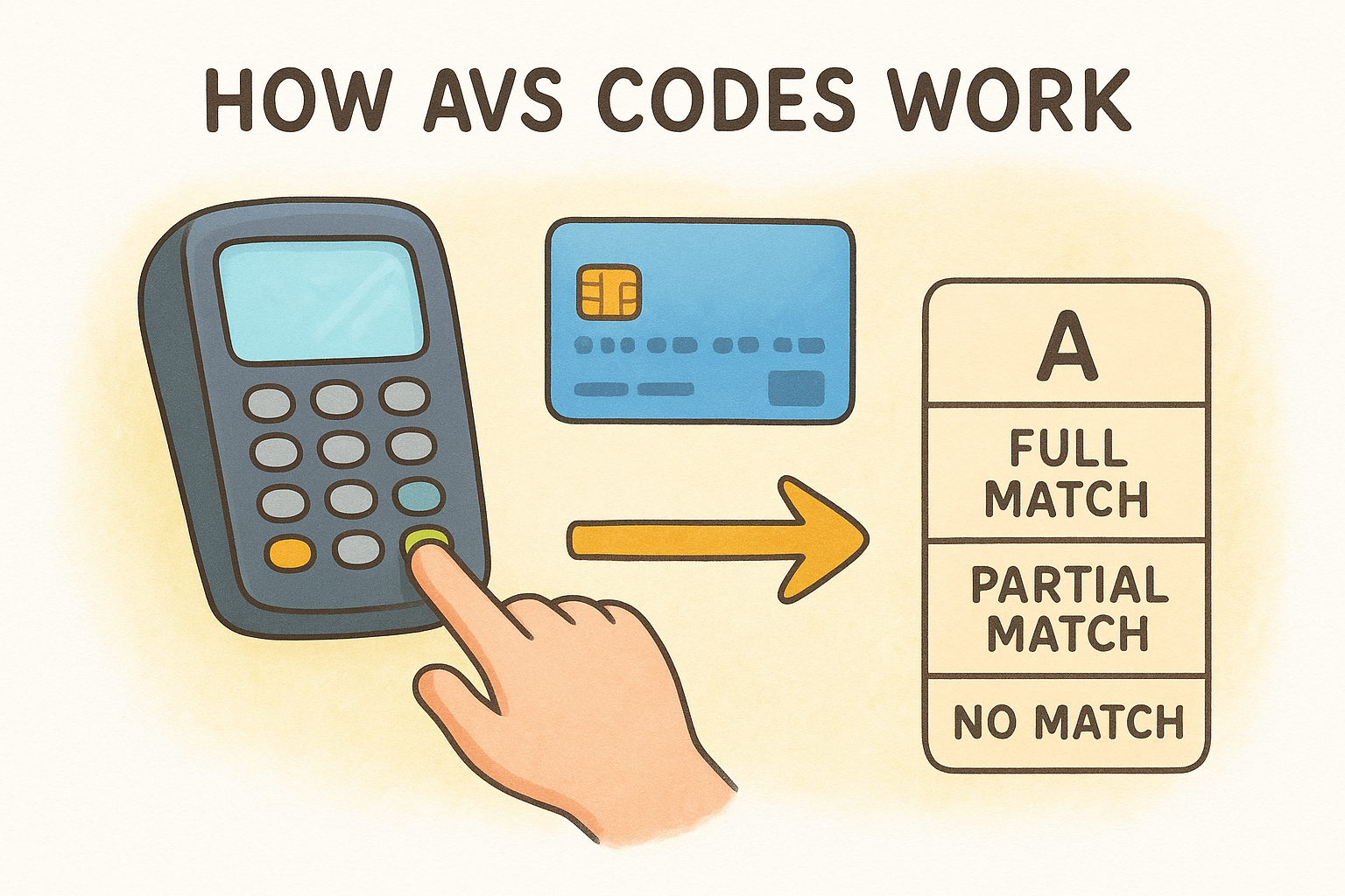 How AVS codes work