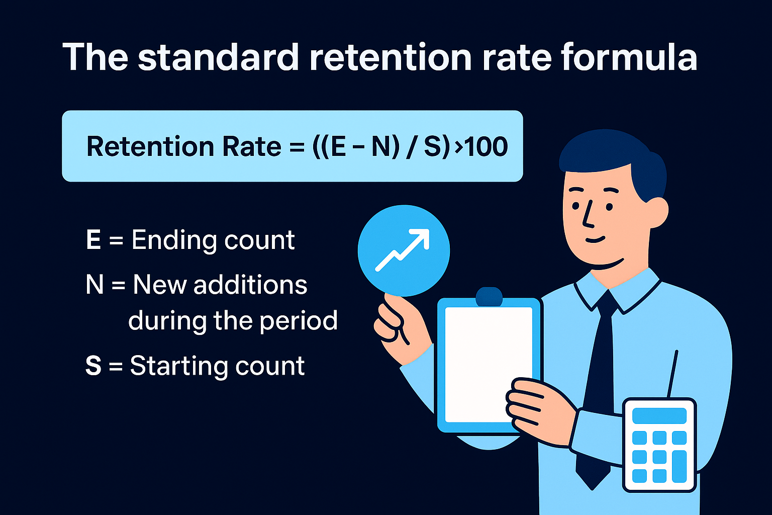 The standard retention rate formula