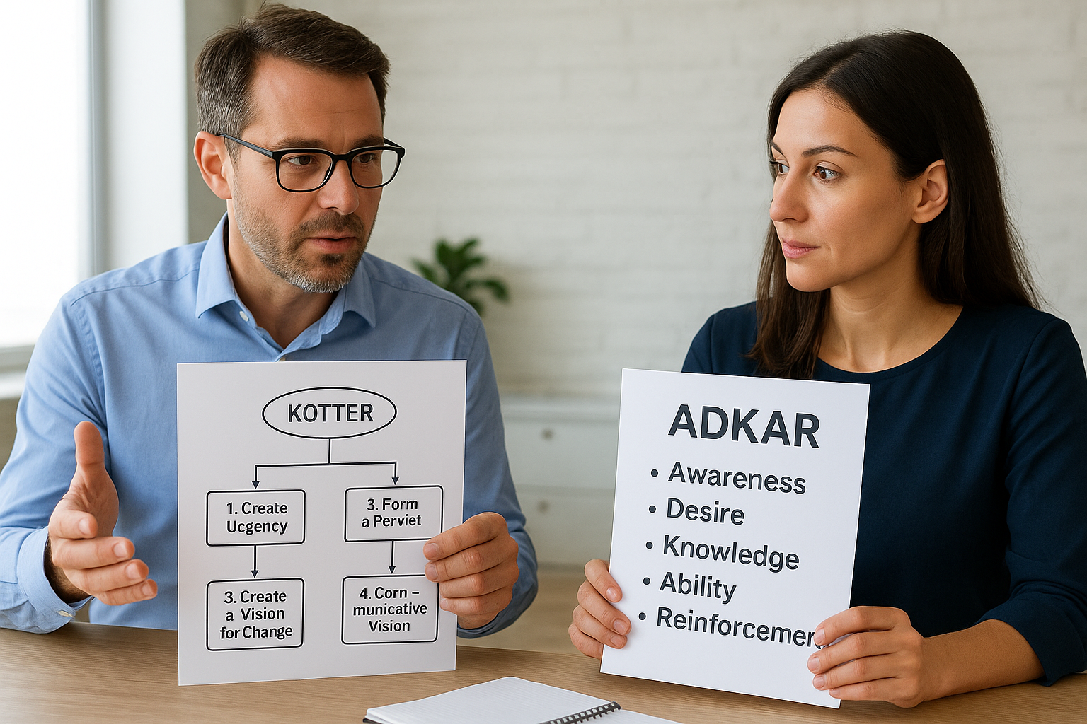 How Kotter compares to ADKAR