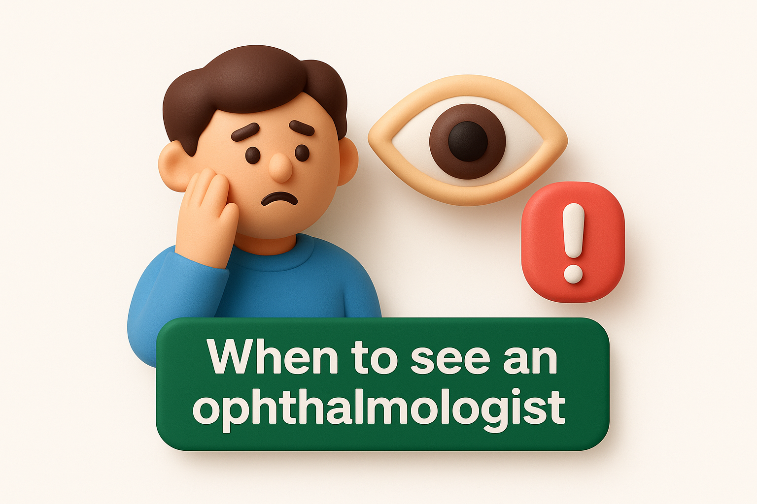 When to see an ophthalmologist