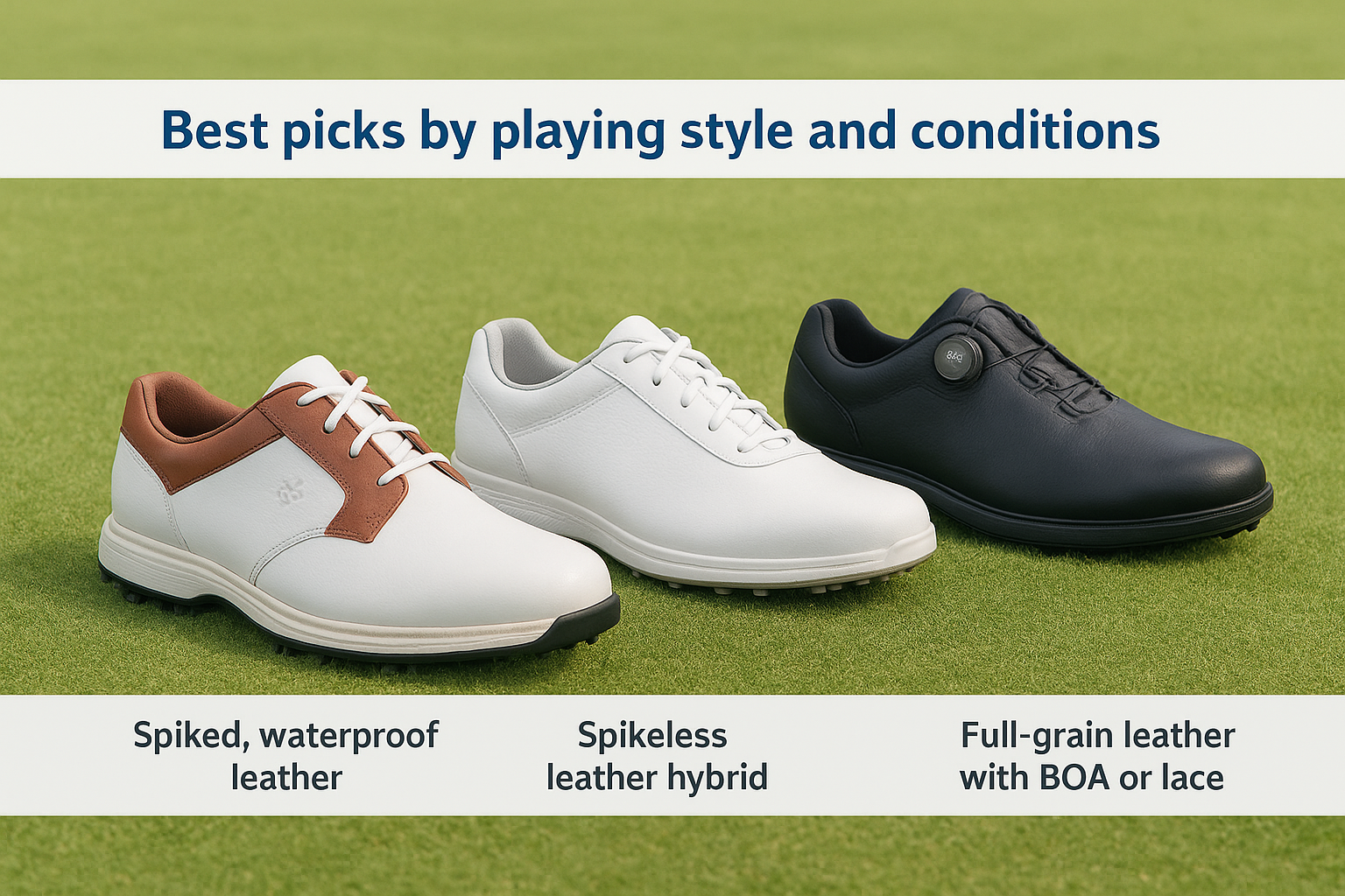 Best picks by playing style and conditions