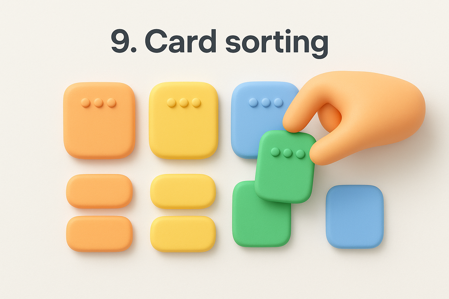 9. Card sorting