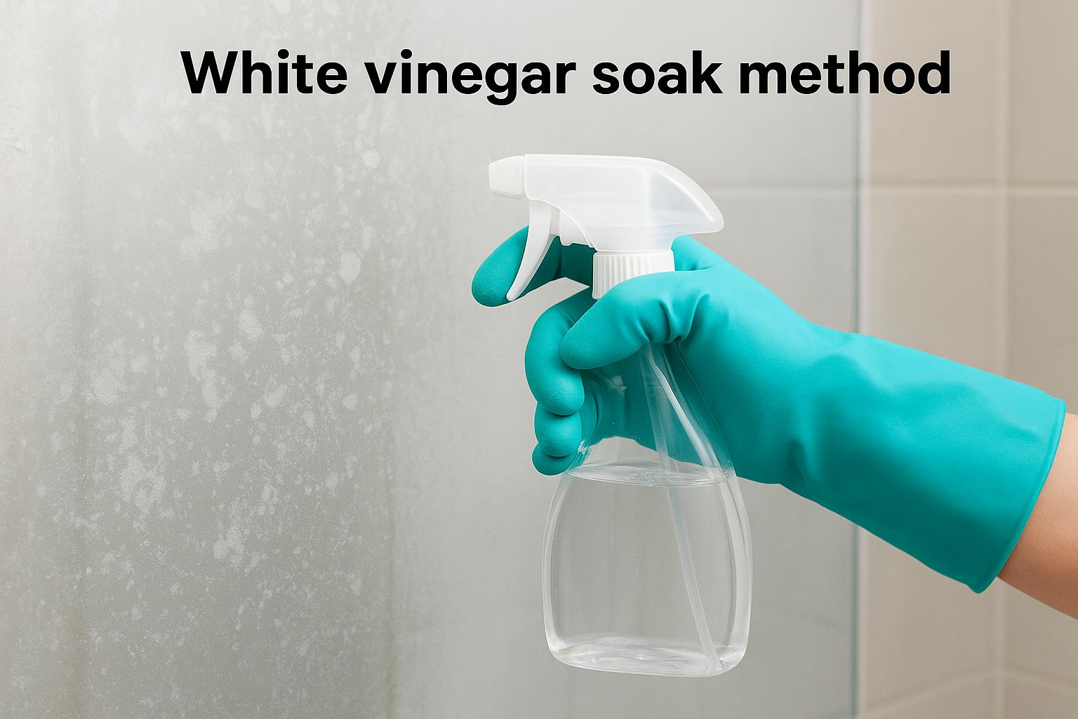 White vinegar soak method
