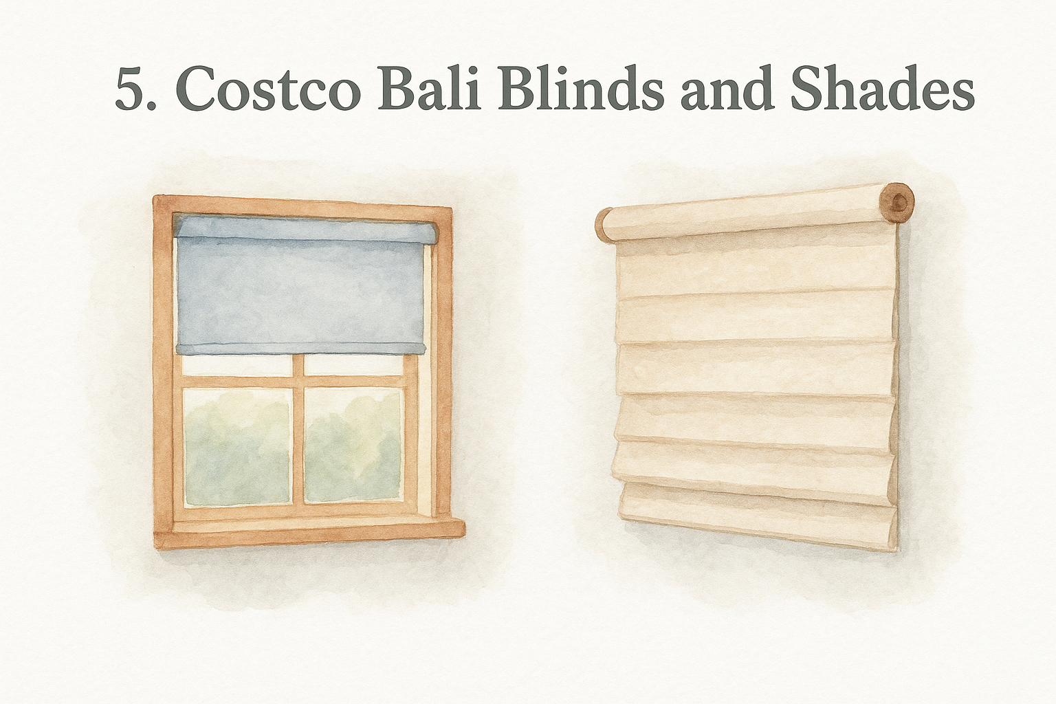5. Costco Bali Blinds and Shades