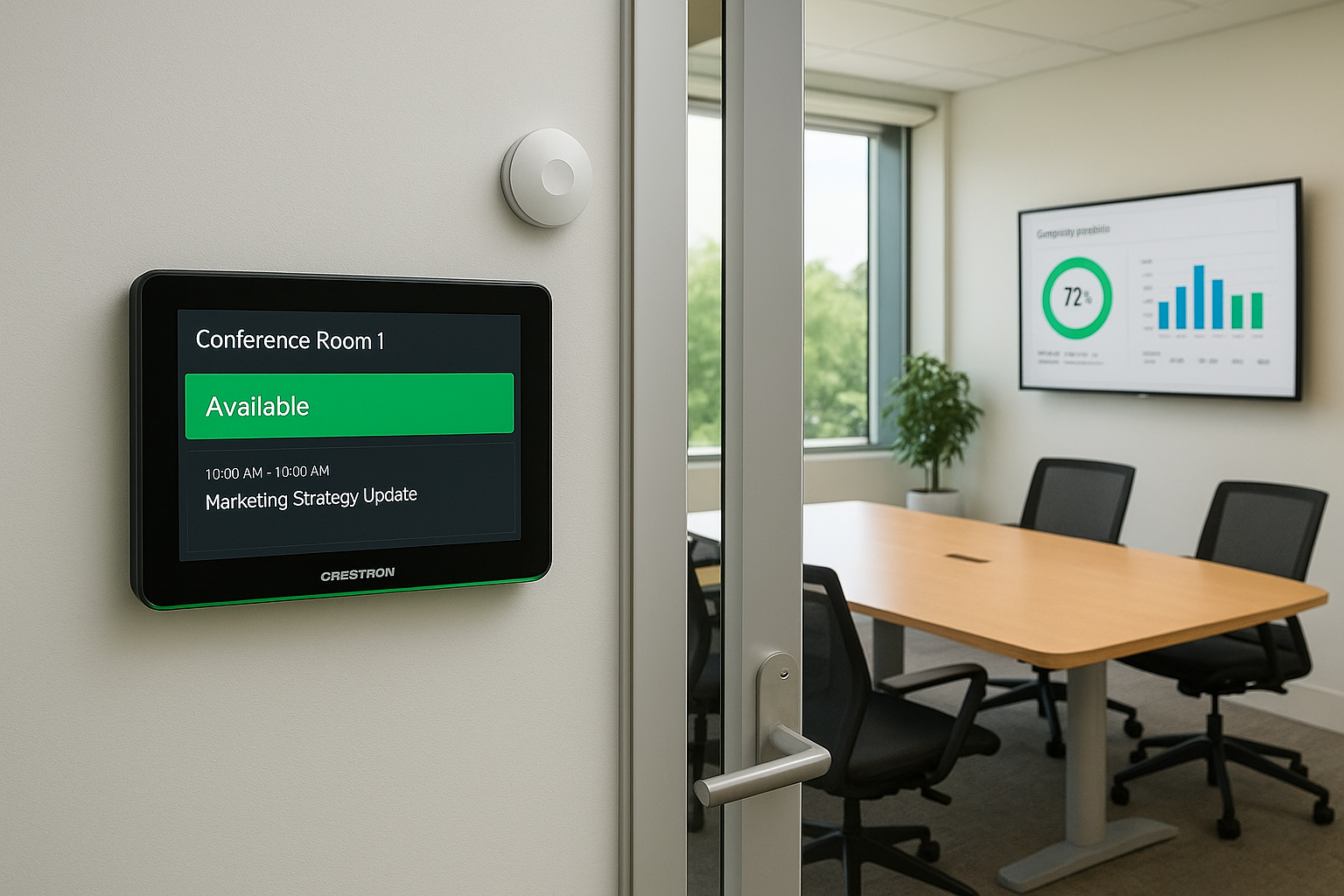 4. Smart scheduling, room displays, and utilization analytics
