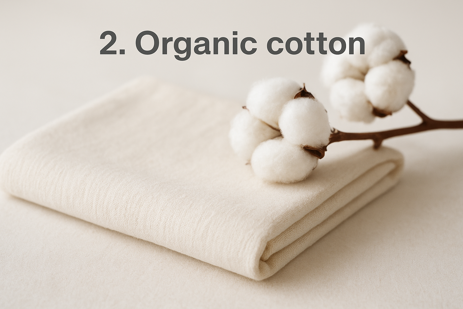 2. Organic cotton