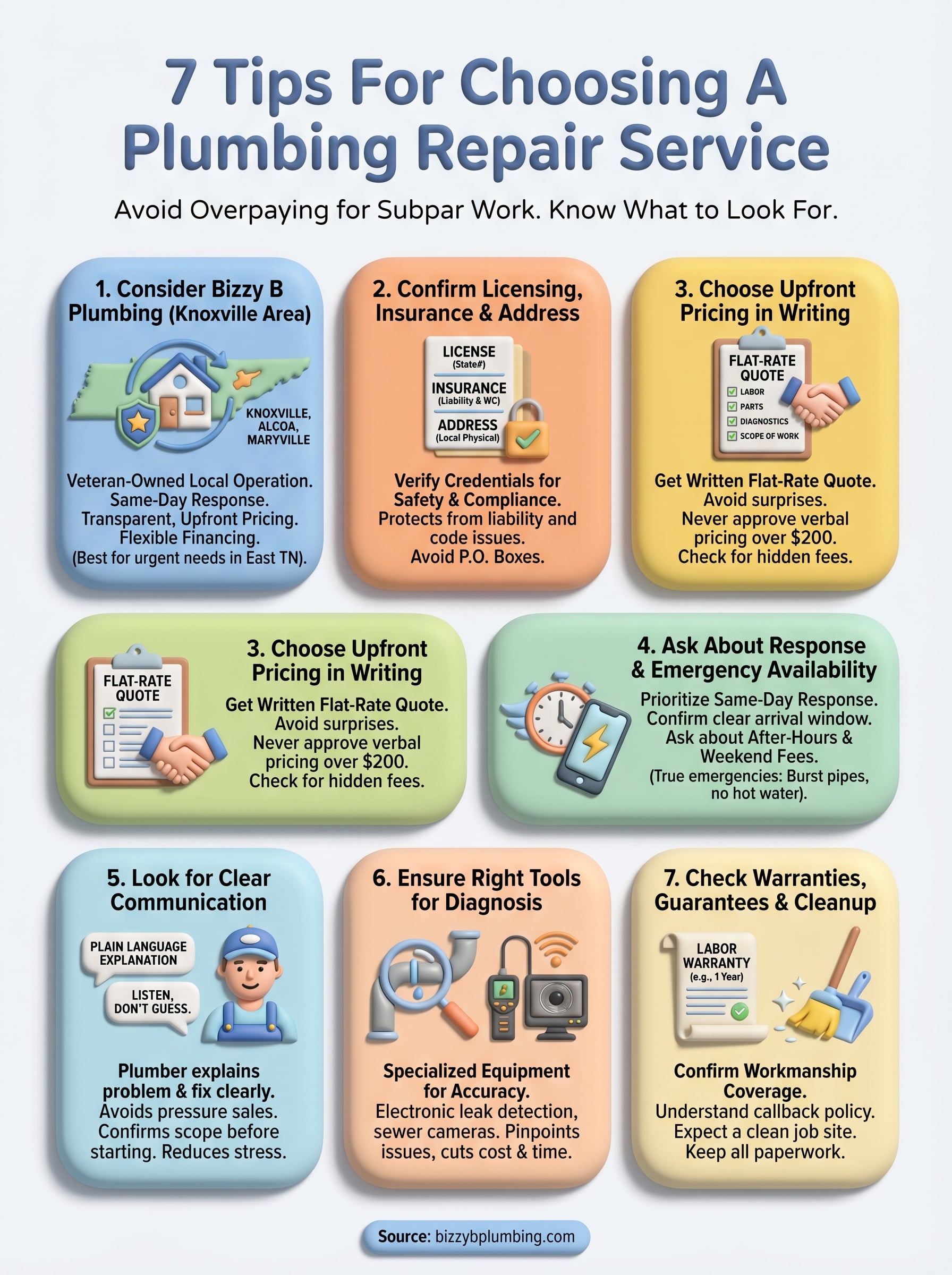 plumbing repair service near me infographic