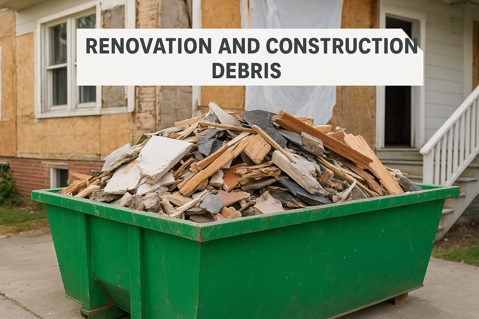 3. Renovation and construction debris
