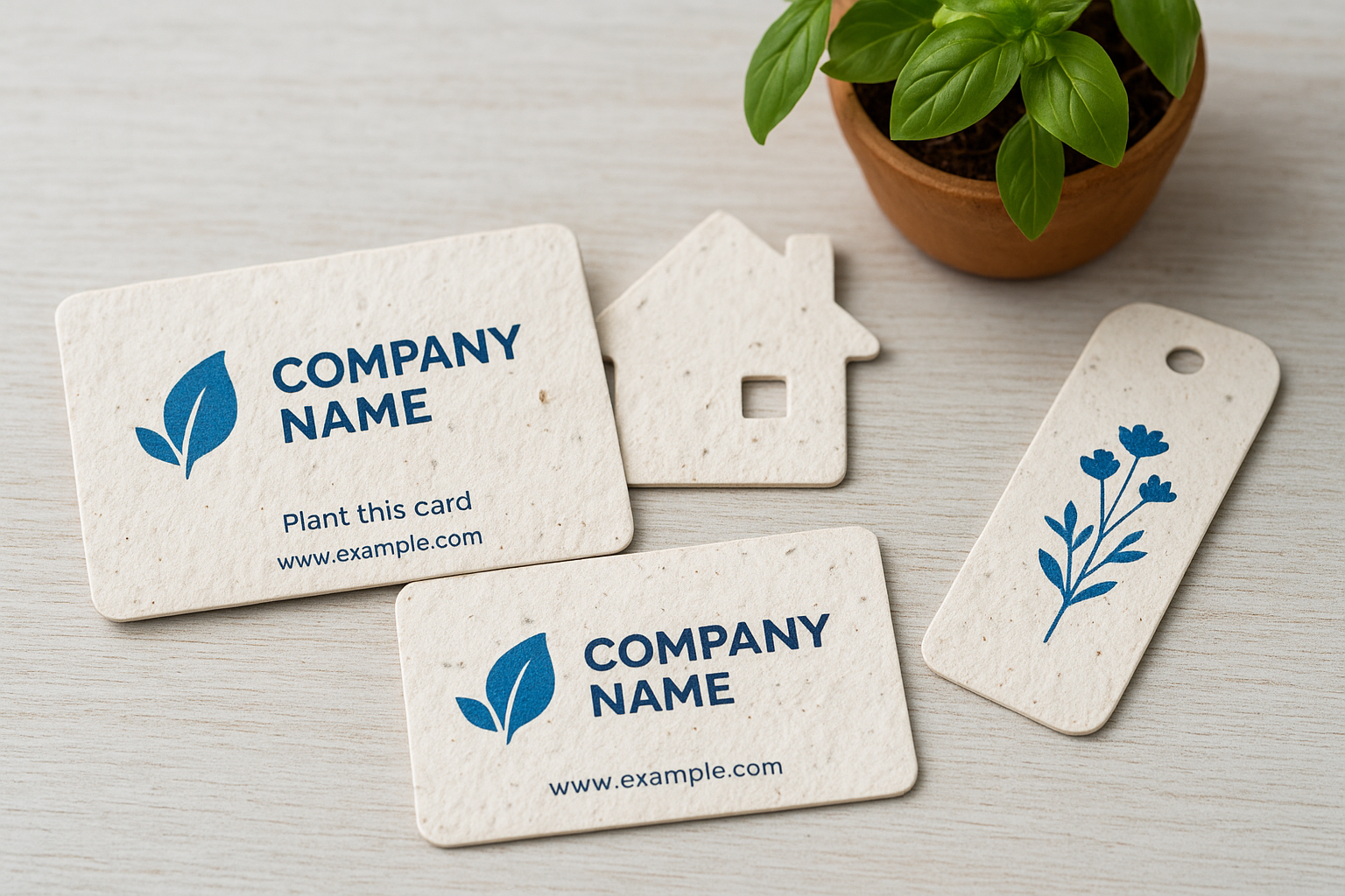9. Eco-friendly seed paper and plantable swag