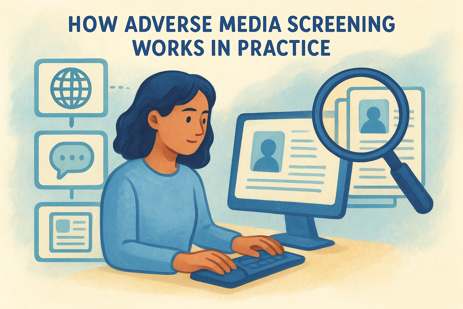 How adverse media screening works in practice