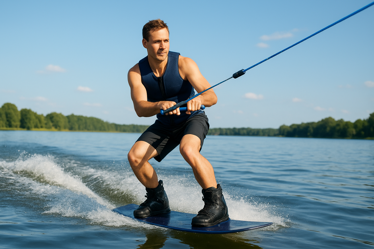 Keep your knees bent and your weight centered