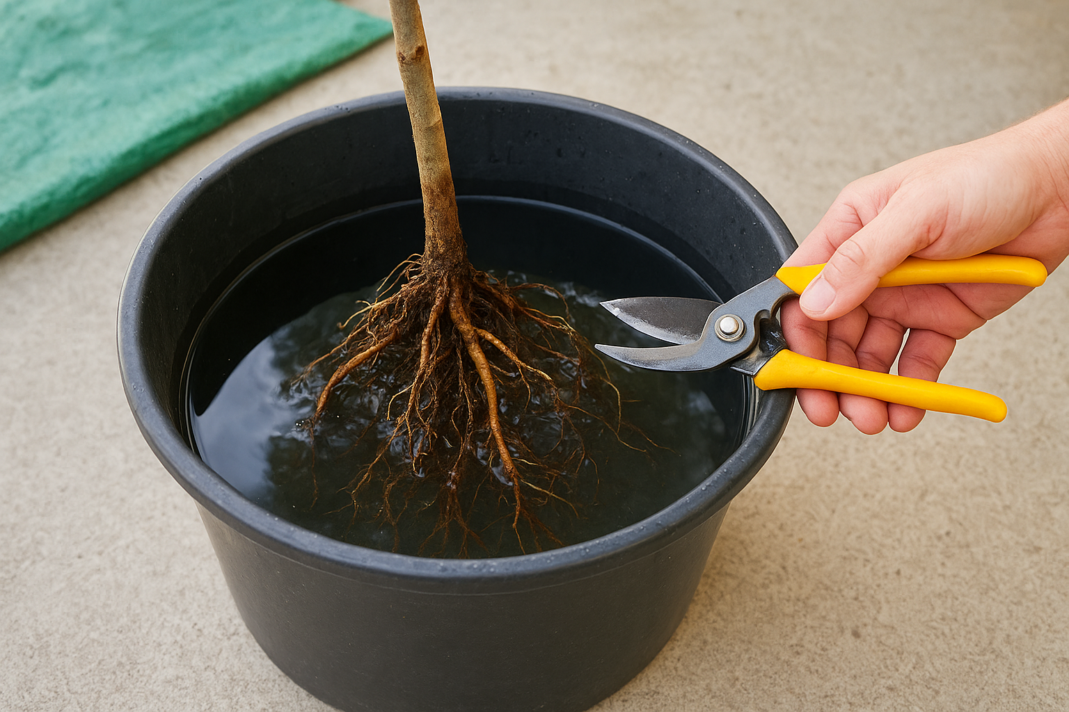 How to soak the roots correctly