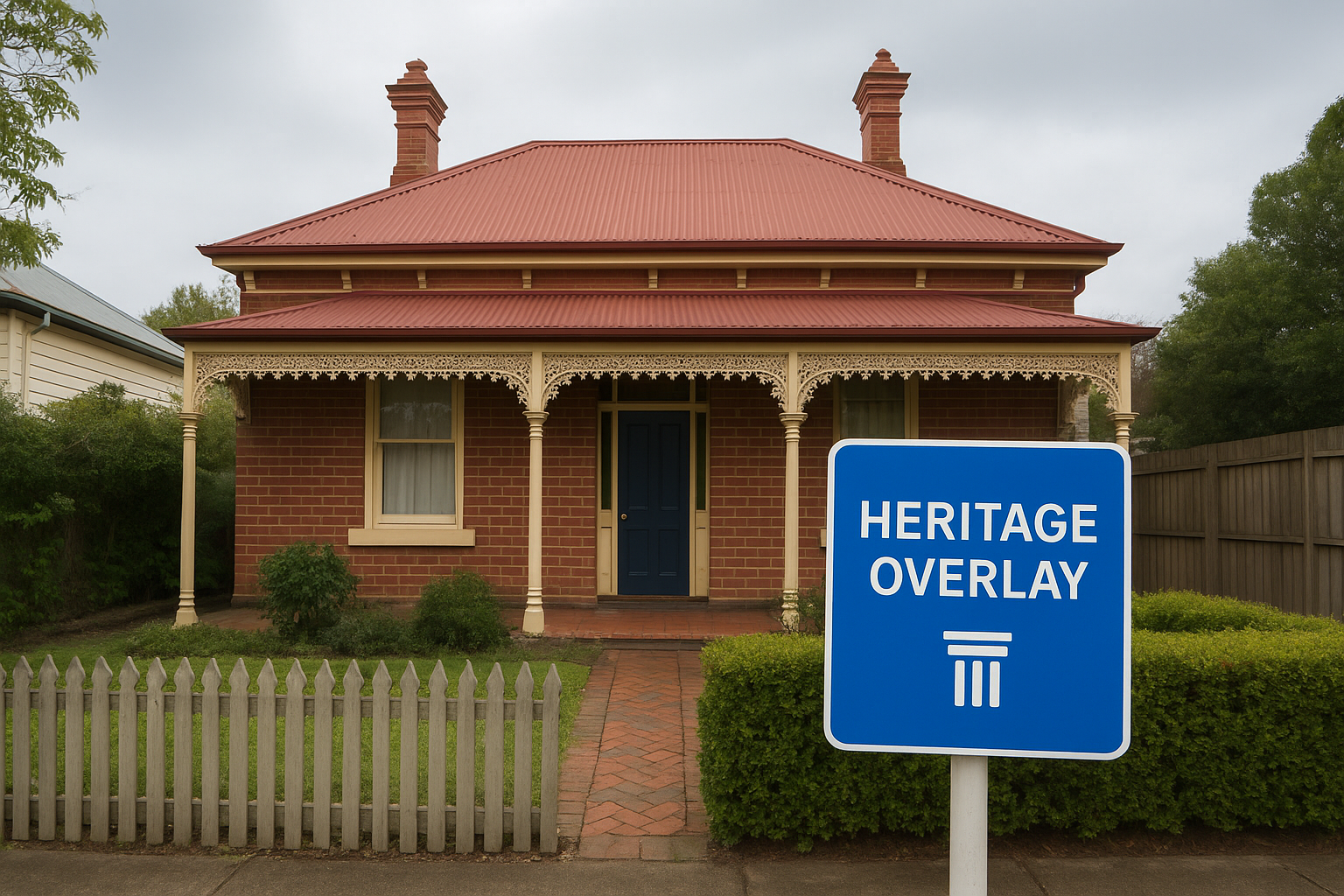 Properties within a Heritage Overlay