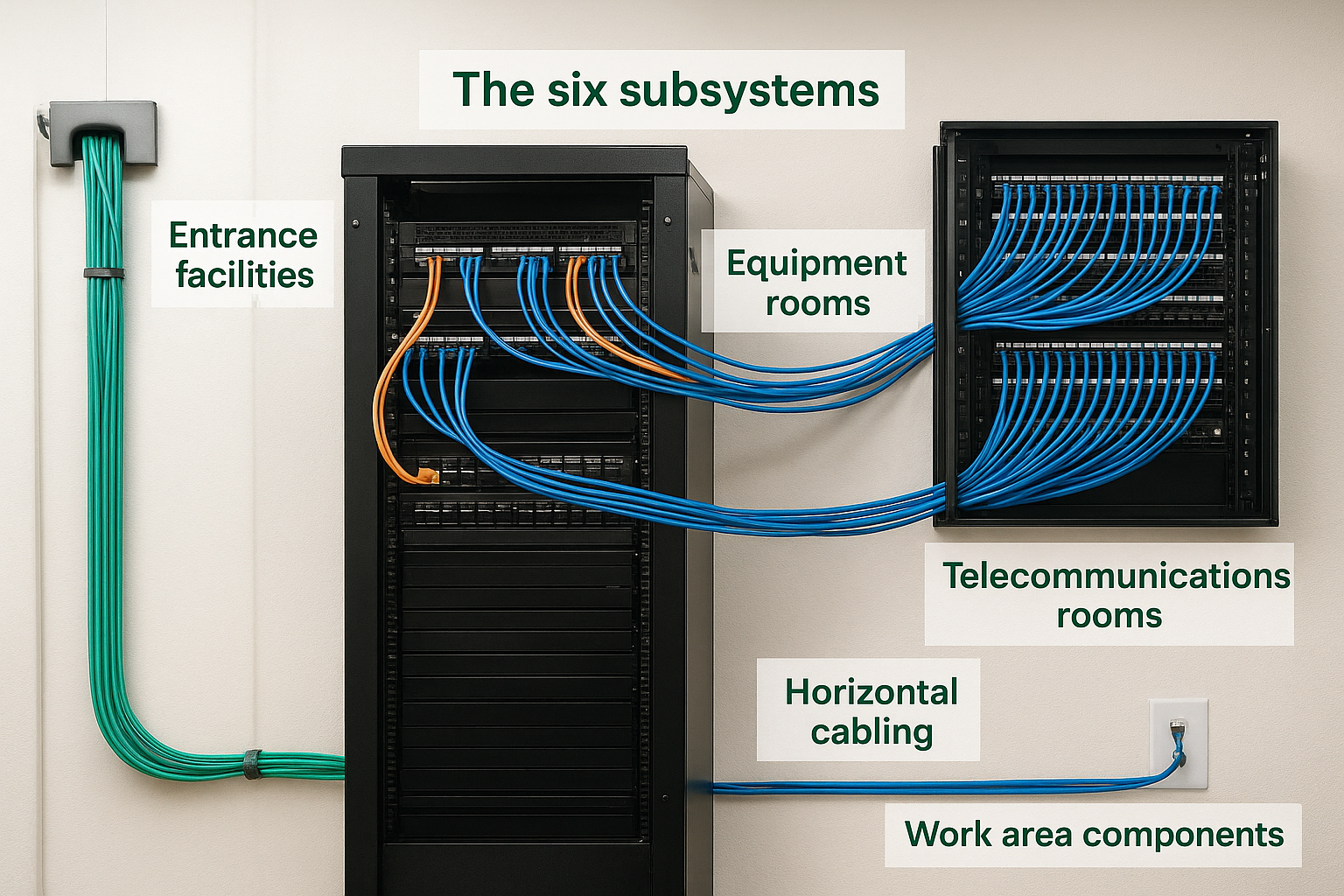 The six subsystems