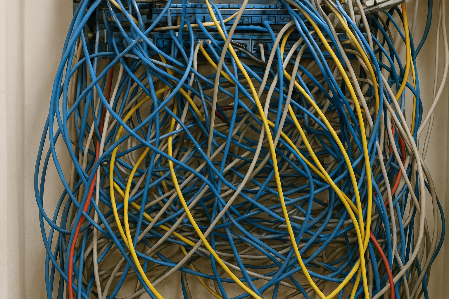 What unstructured cabling looks like in the real world