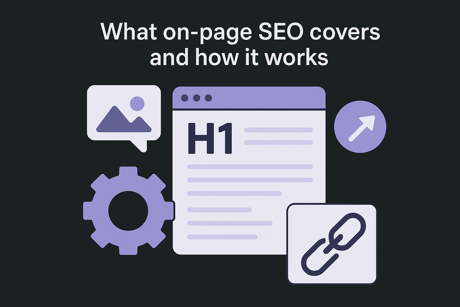 What on-page SEO covers and how it works