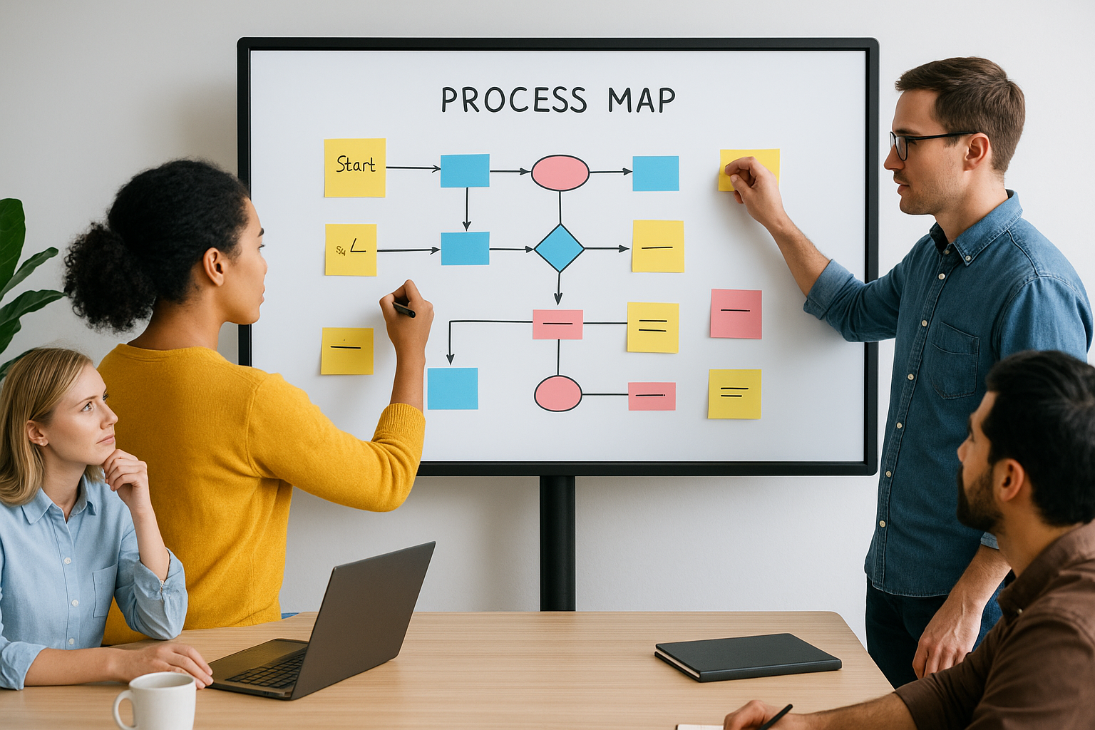 Workshop processes live and turn notes into maps