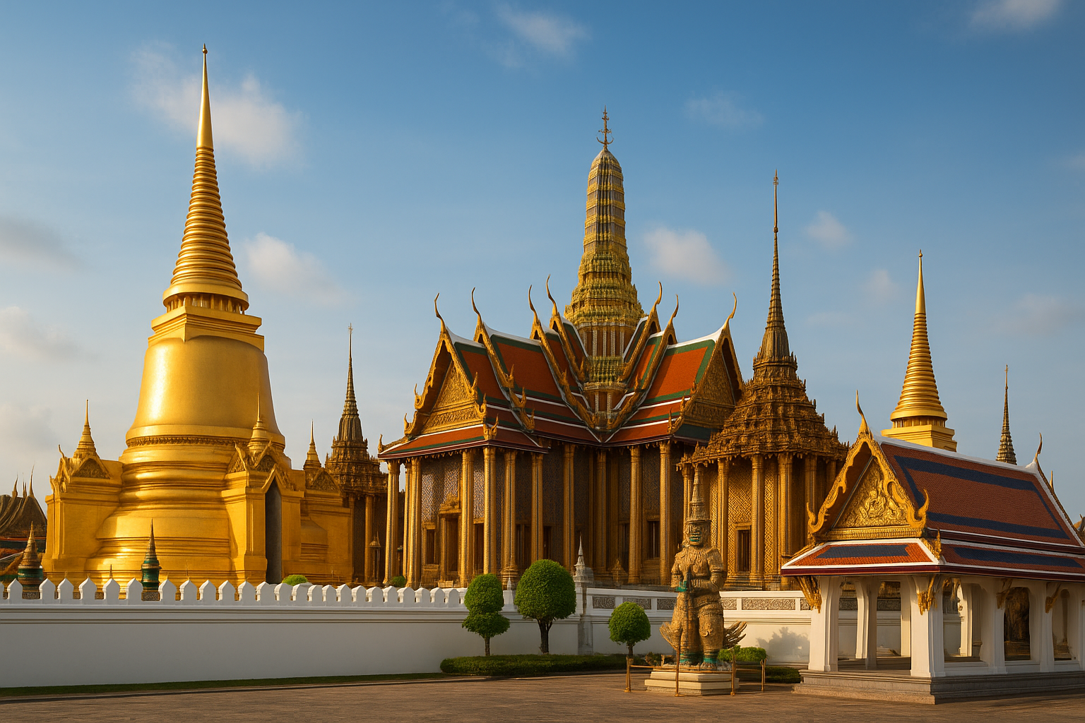 Świątynie i pałace w dzielnicy Rattanakosin