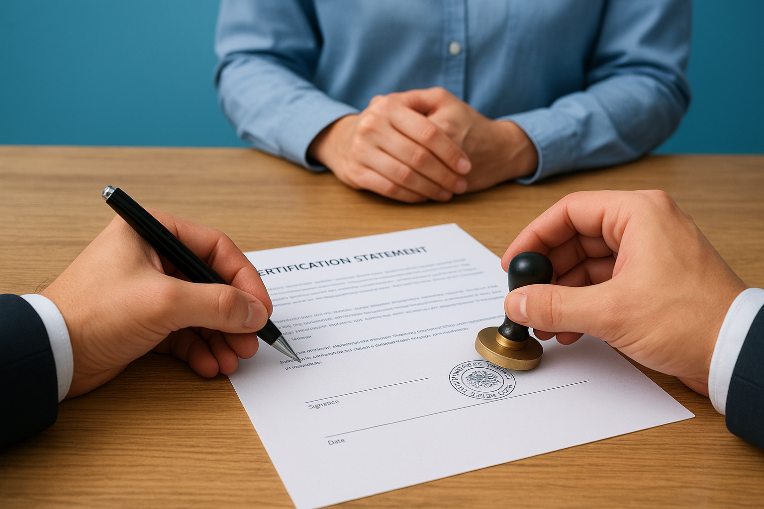 What the notary actually verifies