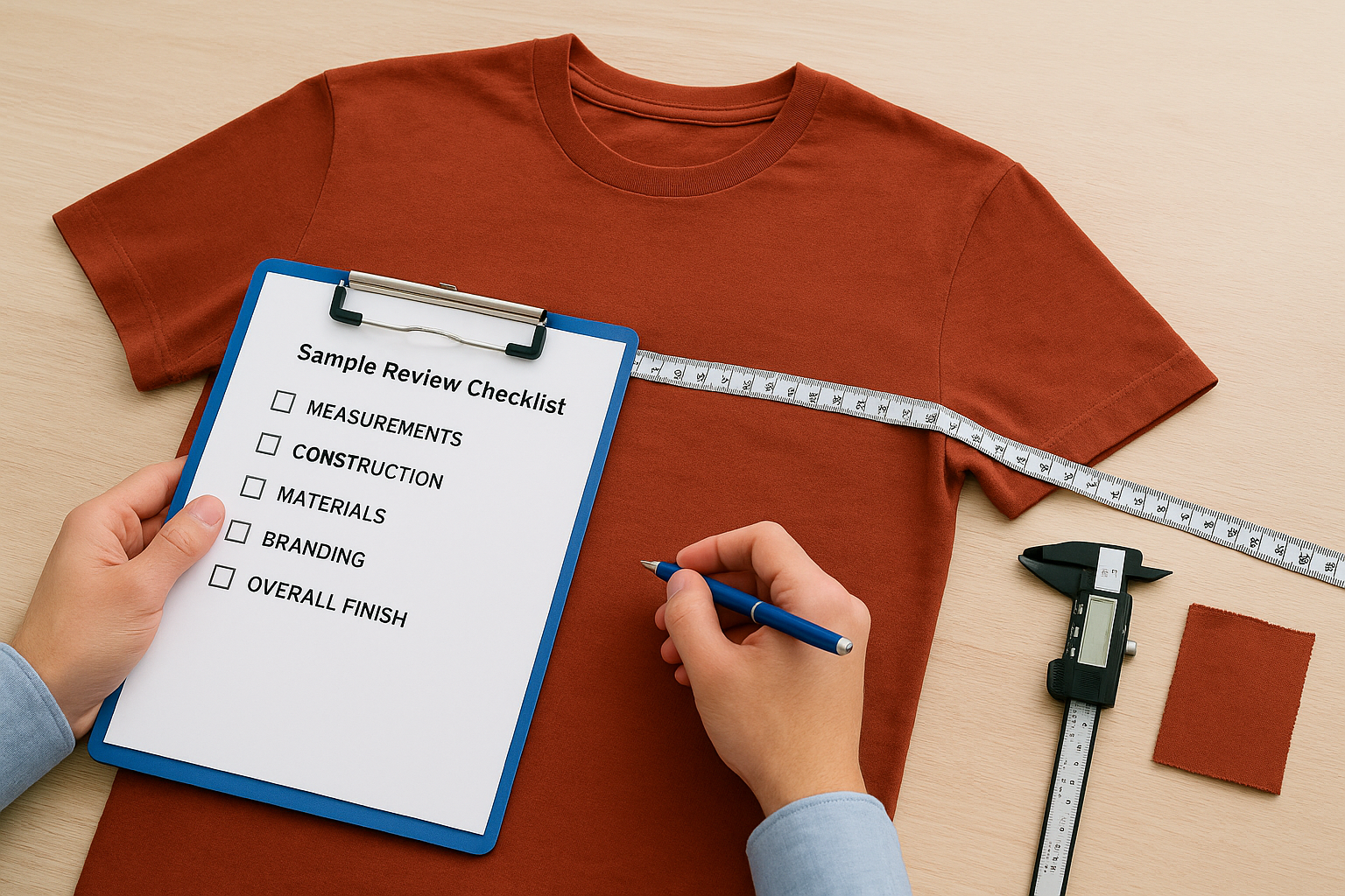 Review your first sample methodically