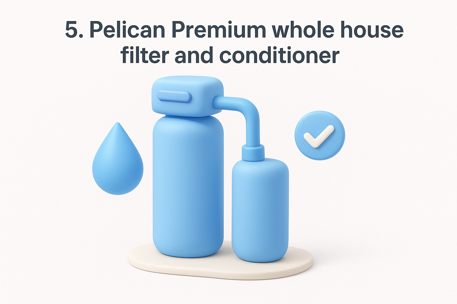 5. Pelican Premium whole house filter and conditioner