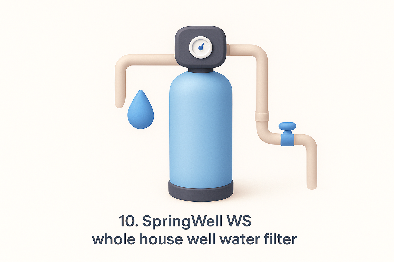 10. SpringWell WS whole house well water filter