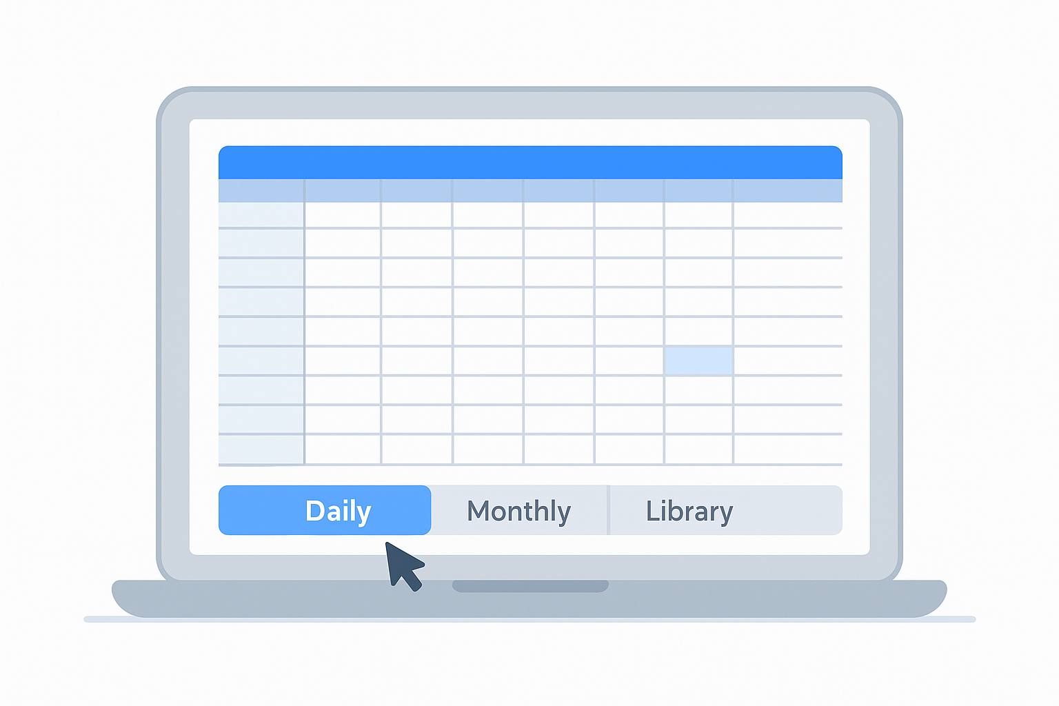 2. HubSpot social media calendar for Sheets