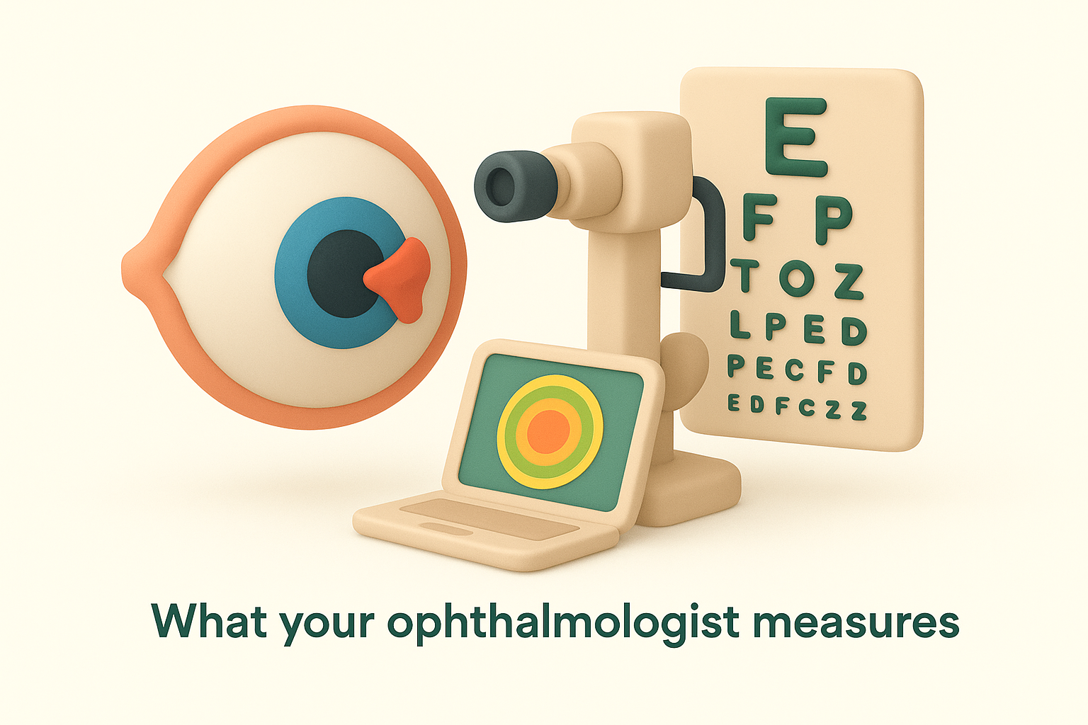 What your ophthalmologist measures