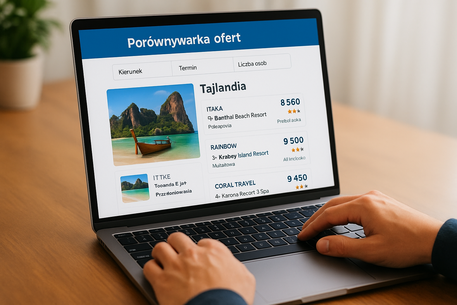 Jak działa porównywarka i sprzedaż ofert do Tajlandii