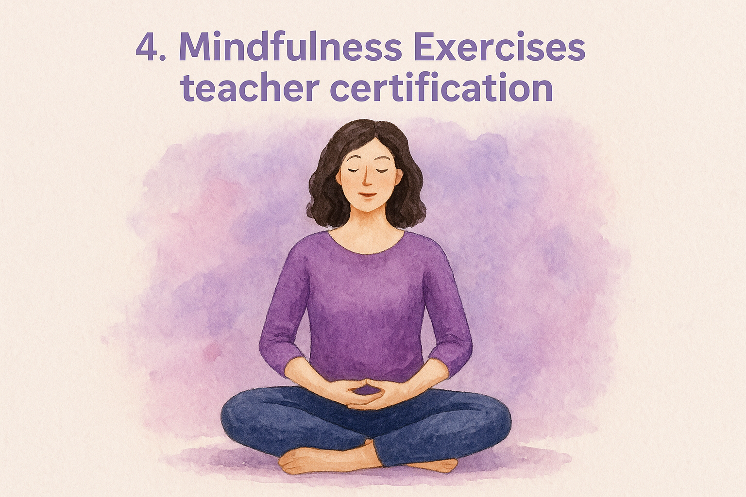 4. Mindfulness Exercises teacher certification