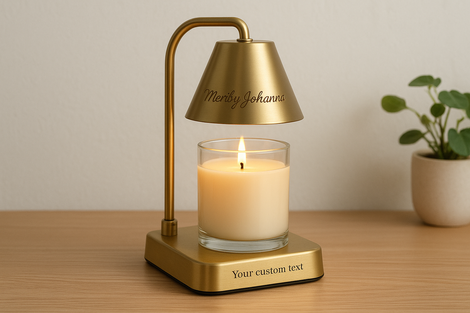 8. MeribyJohanna custom candle warmer lamp