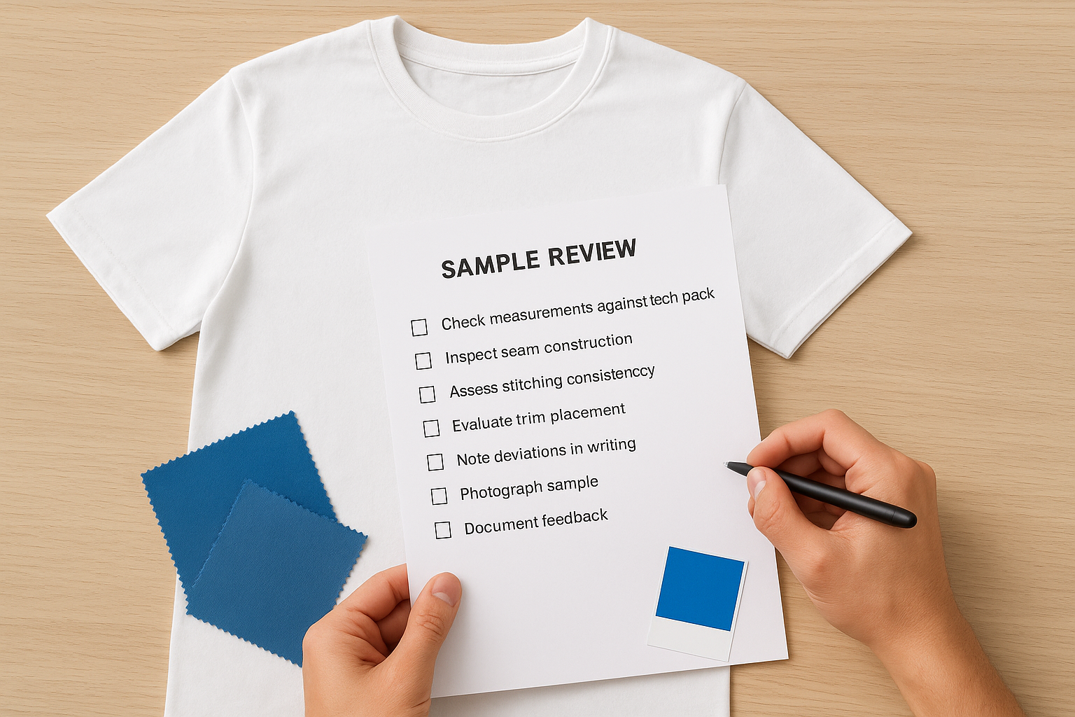 What to review when your sample arrives