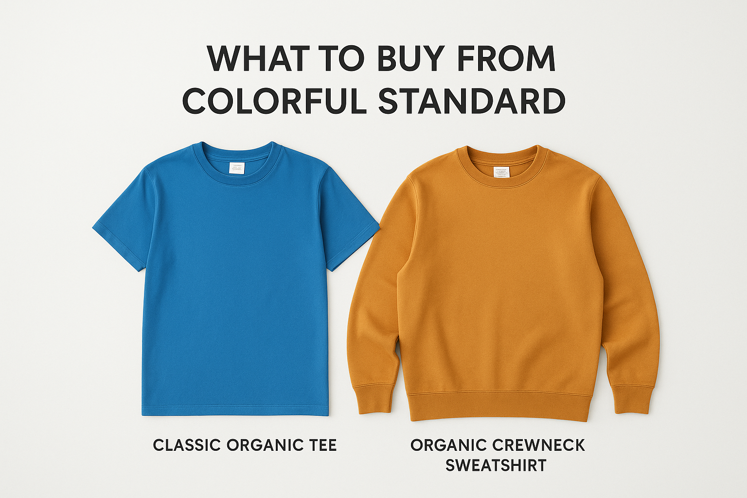 What to buy from Colorful Standard