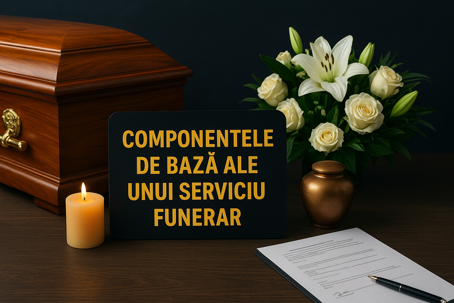 Componentele de bază ale unui serviciu funerar