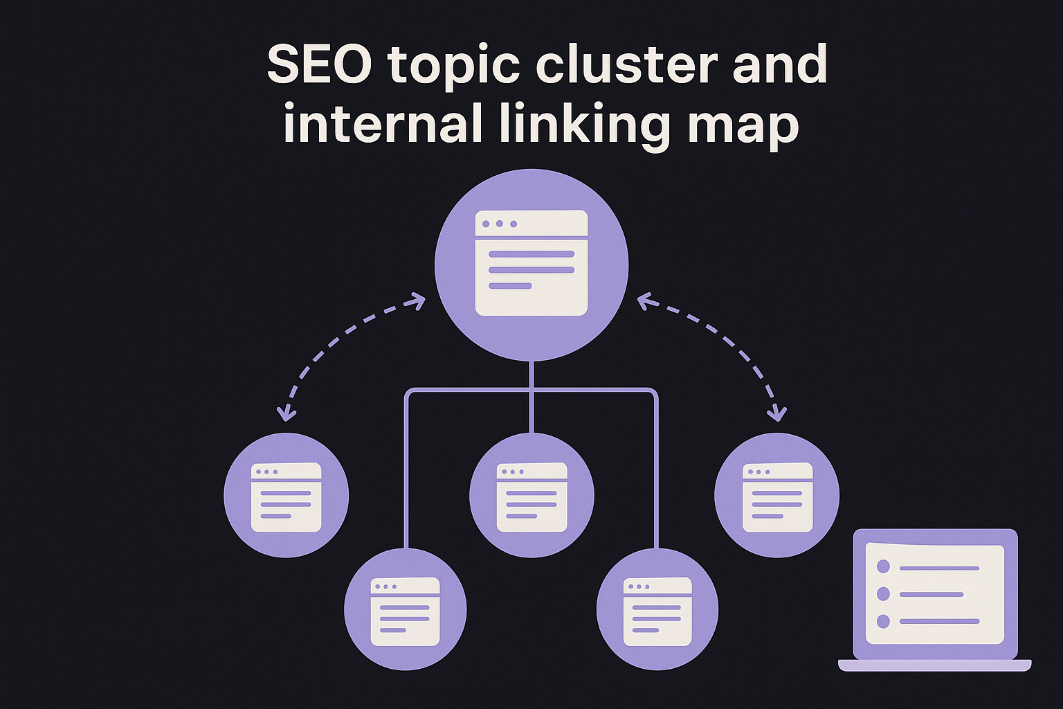 5. SEO topic cluster and internal linking map