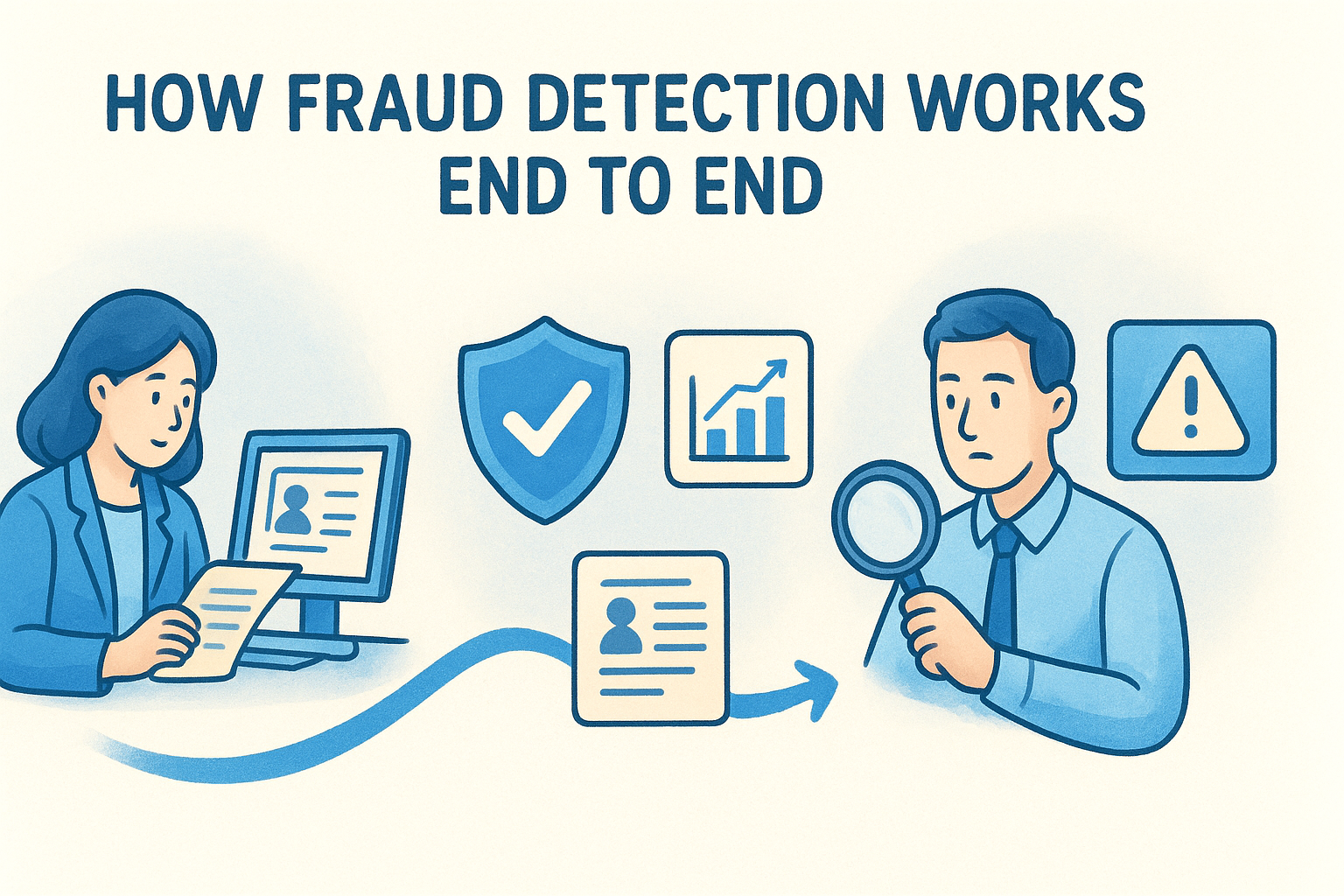 How fraud detection works end to end