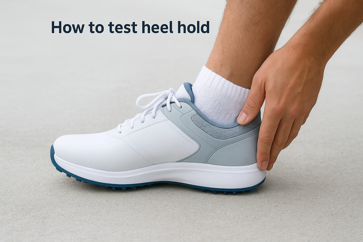 How to test heel hold