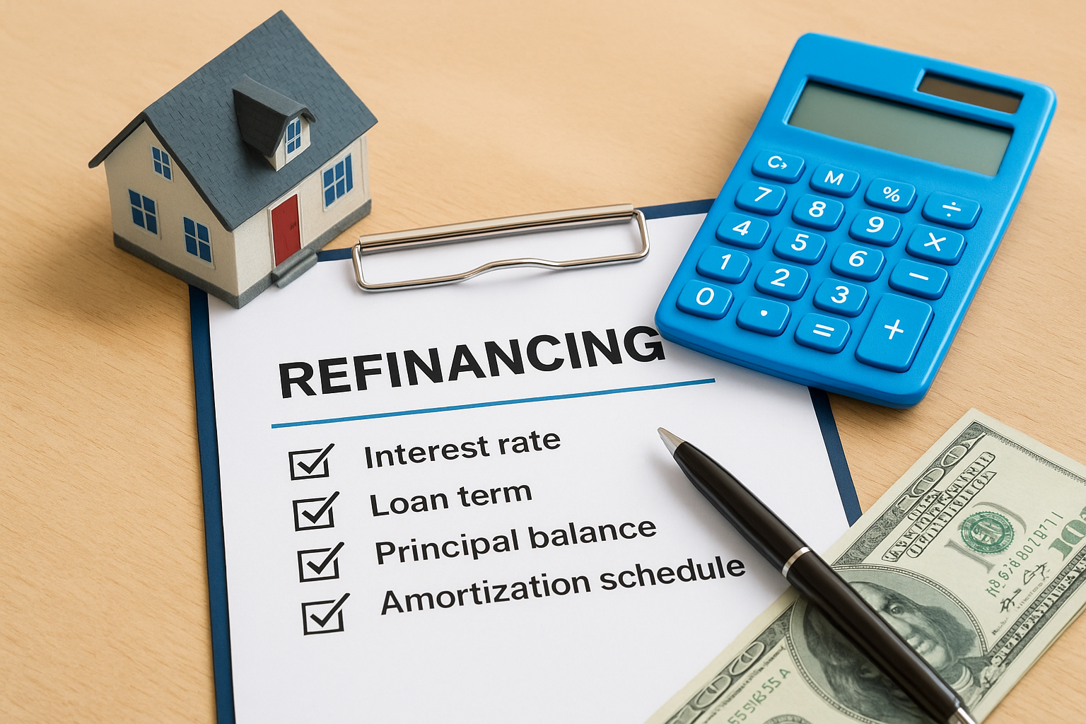 The four components that shift in a refinance