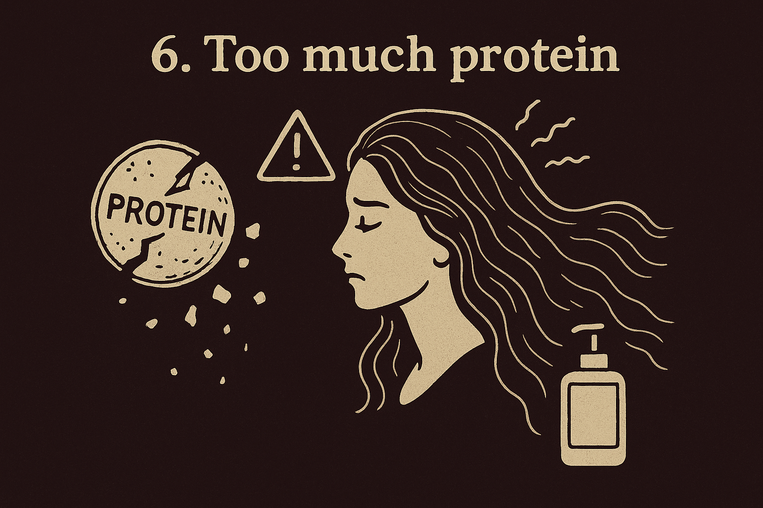 6. Too much protein