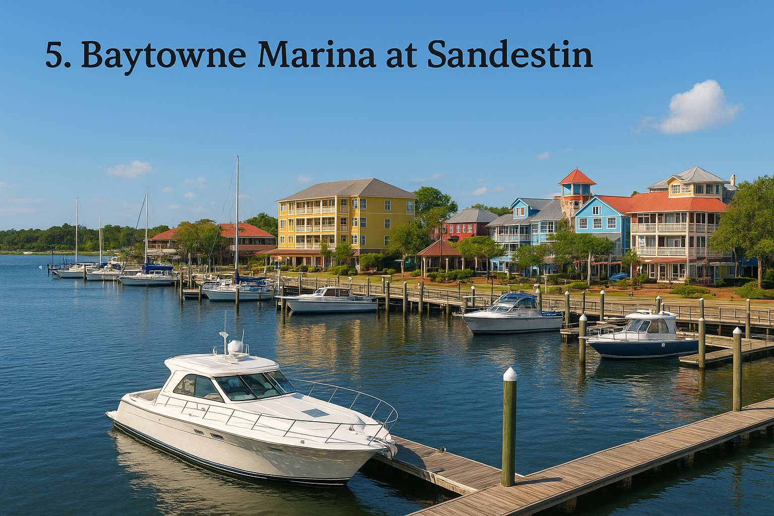 5. Baytowne Marina at Sandestin