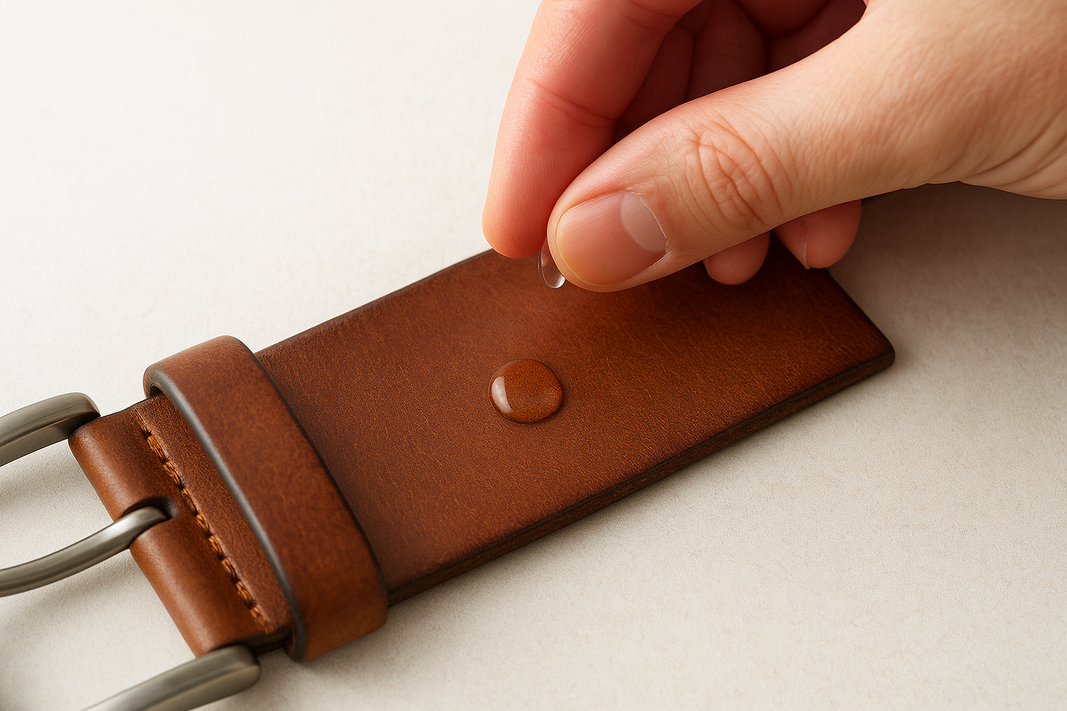 Doe een waterdruppeltest