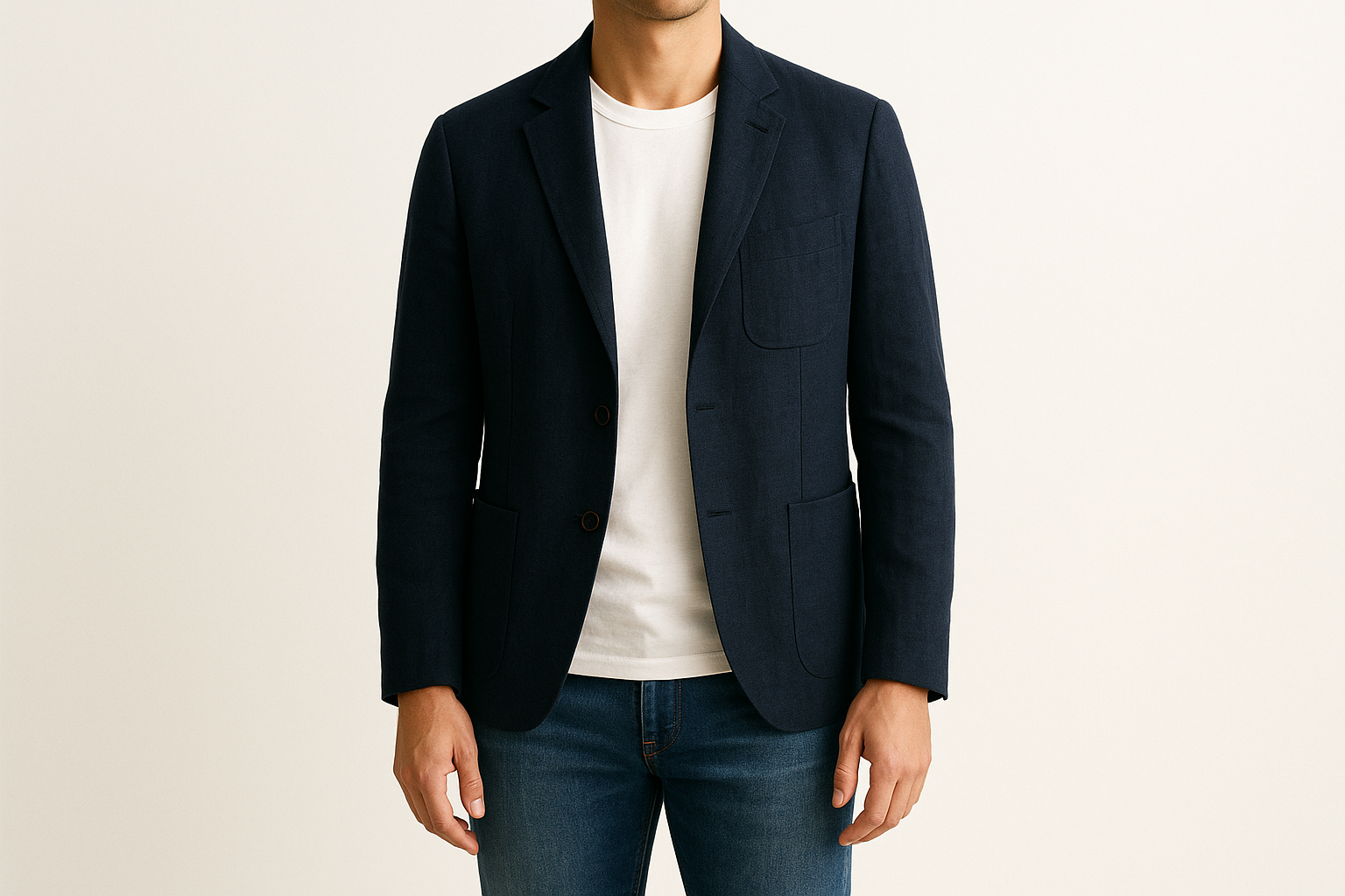 6. Unstructured blazer