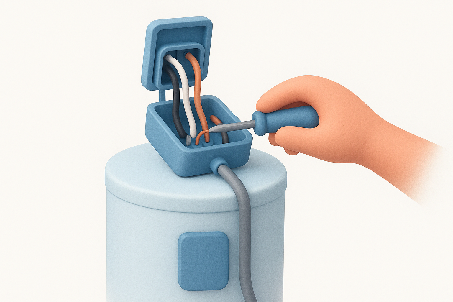 Wire the electric connections