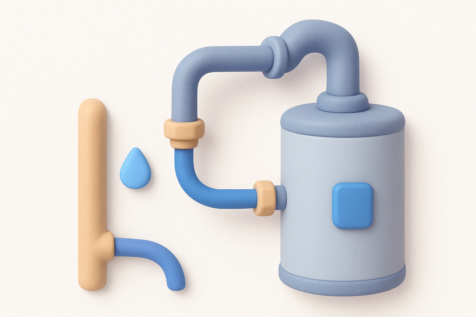 Connect the gas line and flue vent