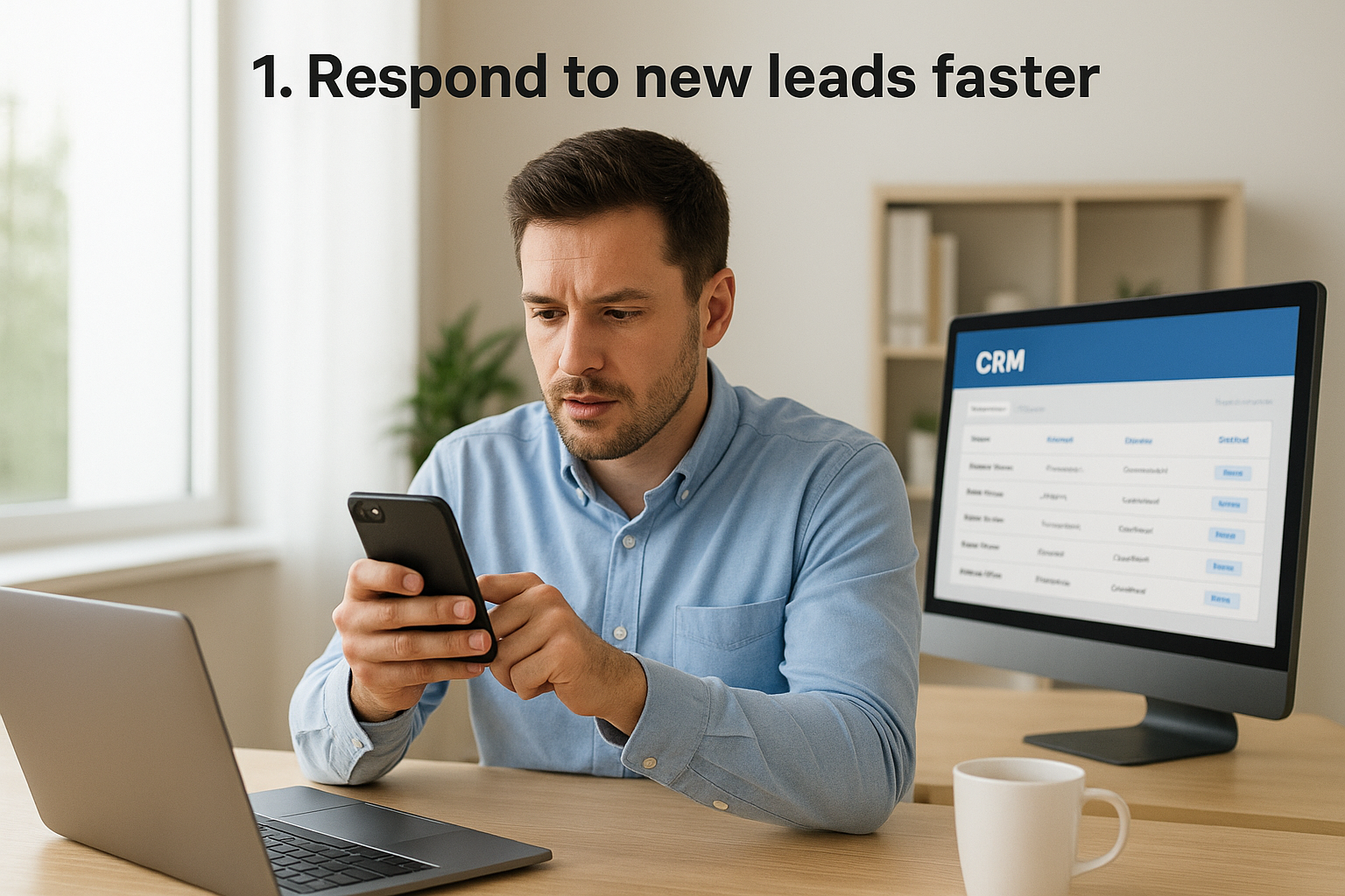 1. Respond to new leads faster