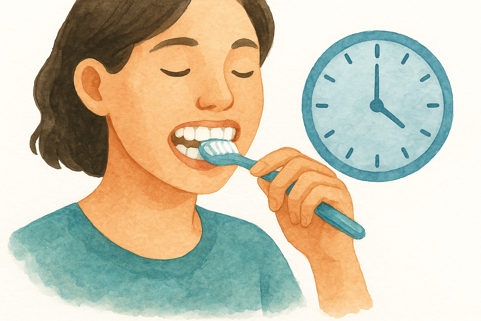 How to brush for two minutes without missing spots